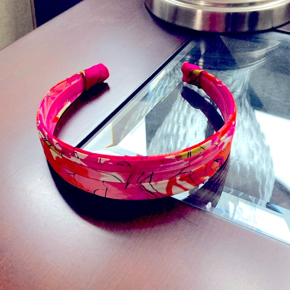EUC Vera Bradley pink floral headband